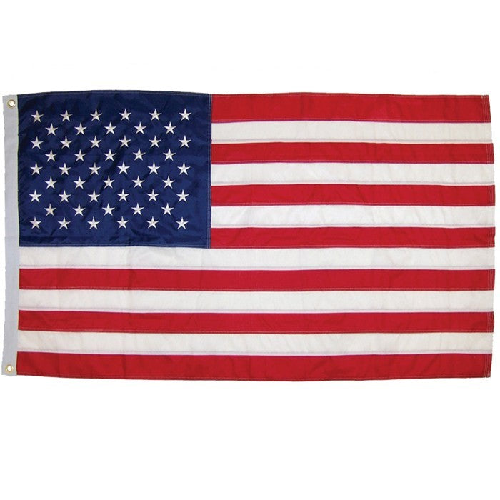 US Flag Embroidered 3x5 Grommet Flag